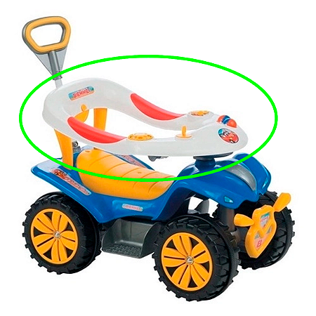 Protetor lateral do carrinho de passeio quadriciclo dudu car biemme