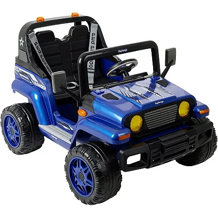 Carro Eletrico Jipe Peg Perego Ranger 538 Off Road 12v Azul