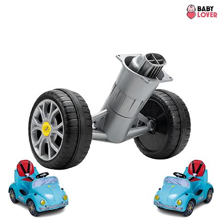 Kit Roda Dianteira Carrinho Fusca Fouks Calesita