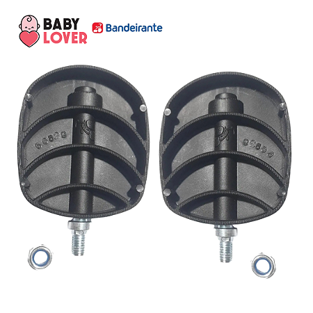 Par De Pedal Aro 14 Bicicleta Bandeirante Com Polca