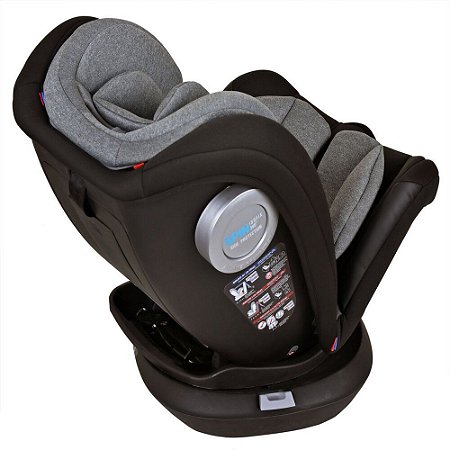 Cadeirinha De Carro p/ Bebê 0 a 36kg Infantil Isofix Giratória Reclinável  All In One 360° Cinza Infanti - Baby&Kids