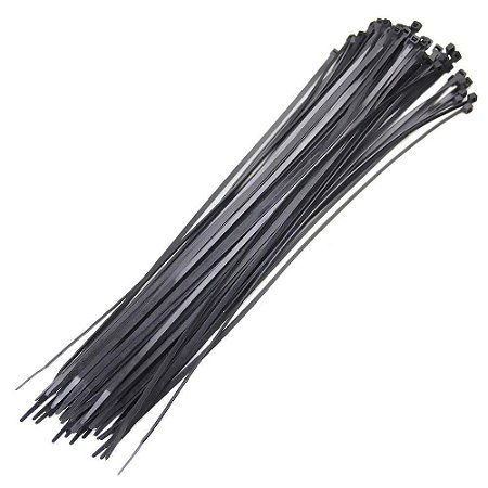 ABRAÇADEIRA NYLON  3X100 PRETA  A.C DA ROCHA