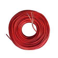 CABO LAN CAT6 U/UTP 4PX23 CAPA SIMPLES VERMELHO BOBINA a metro (50121) MARFLEX