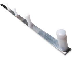 HASTE DE ALUMINIO BARRA CHATA  0,75CM COM 4 ISOLADORES (077) COFISEG