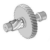 CONJUNTO ENGRENAGEM FINAL TORSION LAMINADA - Z9 / Z34