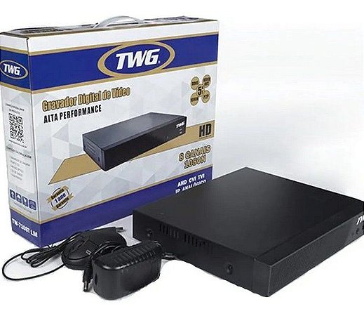 DVR 32 CANAIS 1080N 5X1 TW 8132 (5132) TWG