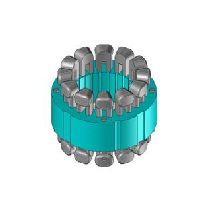 ESTATOR BV / DZ TRIF. 110V 60HZ 30MM - FIO 23 ALUM.