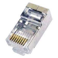 MODULAR PLUG 8X8 CAT 5E BLINDADO PACIFIC MULTITOC