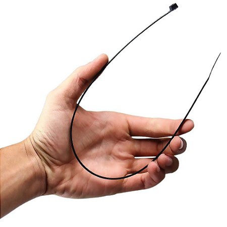 ABRACADEIRA DE NYLON 4,8MM X 400MM PRETO 100 PCS