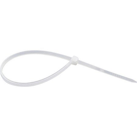 ABRACADEIRA DE NYLON 4,8MM X 400MM BRANCA 100 PCS