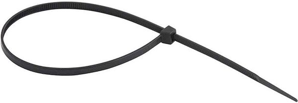 ABRACADEIRA DE NYLON 4,8MM X 280MM PRETO 100 PCS