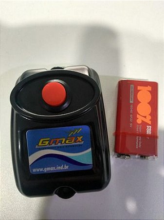 BOTOEIRA PRETO SEM FIO 1 TECLA GMAX