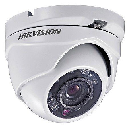 CAMERA HIKVISION DS-2CE56C0T-IRMF(2.8MM) DOME HD-TVI- IR ATE 20M - 1.0MEGA (720P) - LENTE 2.8MM