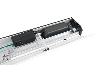 CONJ. MOV. AUTO. P. S. TORE VIDRO 1F 4,00MTS BRUSHLESS 220V 60HZ (PINTADO ALUMINIO) / CARGA (150 KG)