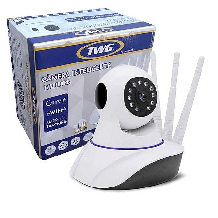CAMERA ROBO 3 ANTENAS IP WI FI ONVIF TWG 9100