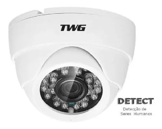 CAMERA DOME PLASTICO 3X1 1MP 1/4 2.8MM TWG(7605AD)