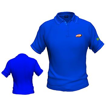 CAMISETA POLO AZUL ROYAL PPA (TAM M)