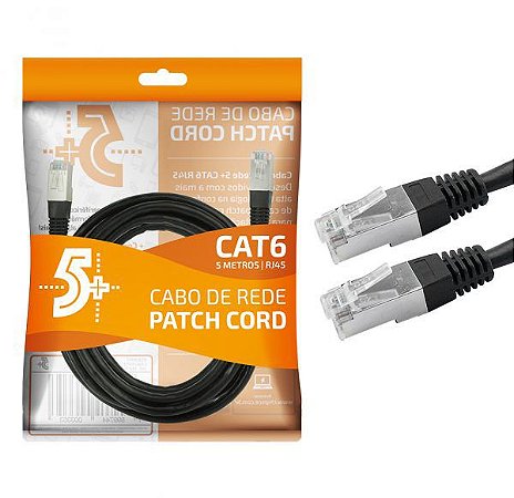CABO PATCH INFO- PATCH CORD CAT6  2M PRETO