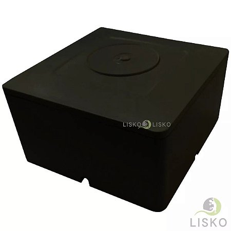 CAIXA SOBREPOR CFTV QUADRADA PRETA MULTITOC