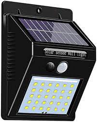 LUMINARIA SOLAR PAREDE 30 LEDS