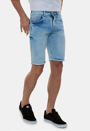 Bermuda Masculina Jeans Premium Versatti Santos