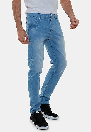 Calça Jeans Claro Premium Masculina Tradicional Versatti Moscou