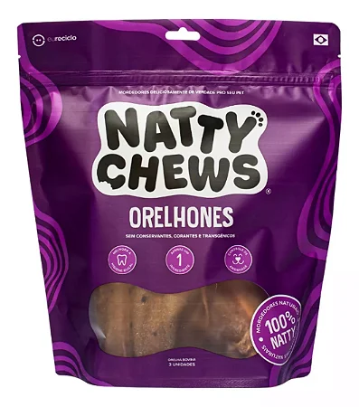 Mordedores para Cachorro Orelhas Bovinas