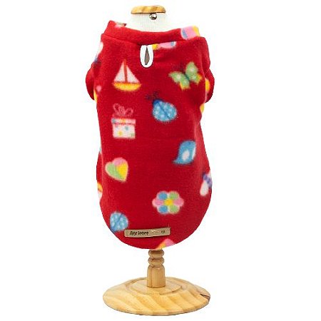 Pijama para Pets de Plush -  Roupa Inverno Cães e Gatos Várias Cores