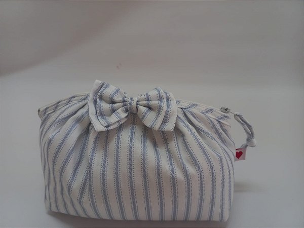 Necesserie Laço Gordinha Listrada