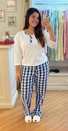 Pijama Alice Calça Flanela
