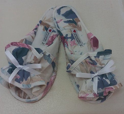 Chinelo Bossa Floral Colorido