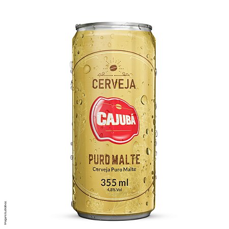 Cerveja Cajubá - Puro Malte Lata 355ml