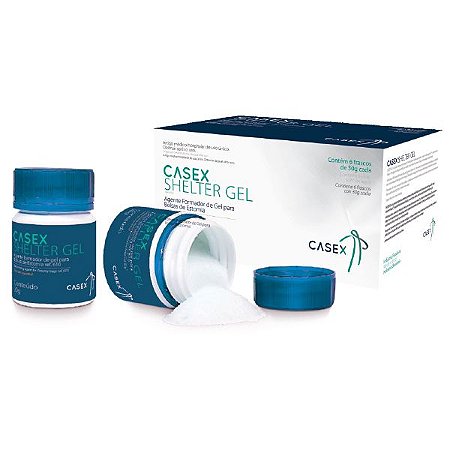 Shelter Gel CASEX - Caixa com 6 frascos de 30g