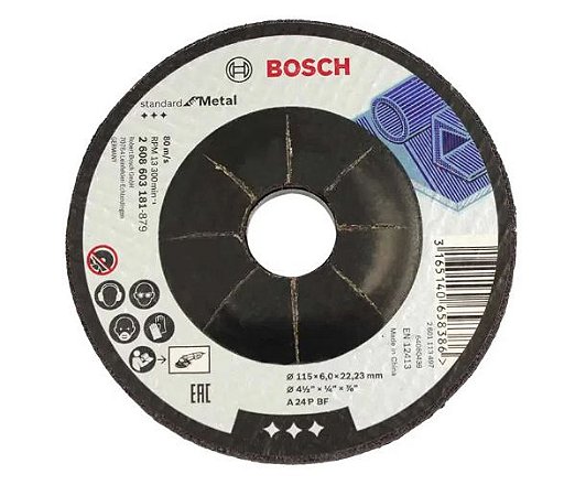 Bosch Disco Desbaste 115x6,00MM