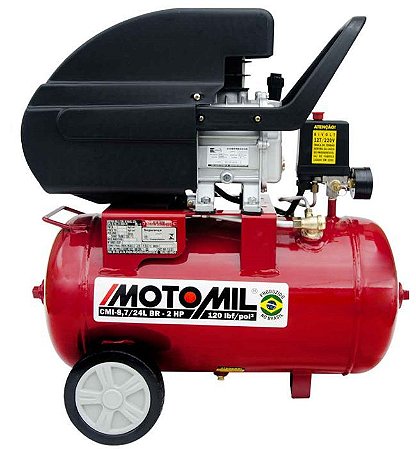 Motocompressor Ar CMI - 8,7/24L 2HP 220V Motomil
