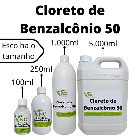 Cloreto De Benzalcônio 50% Bactericida