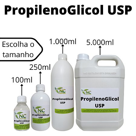PropilenoGlicol USP Puro PG Propileno Glicol