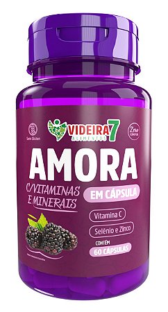 AMORA C/VIT E MIN 500 MG 60 CAPS - VIDEIRA 7