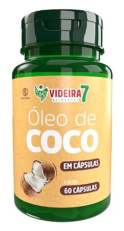 OLEO DE COCO 1000 MG 60 CAPS - VIDEIRA 7