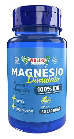 MAGNESIO DIMALATO 100% IDR 60 VCAPS - VIDEIRA 7