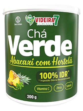 CHA VERDE C/ VIT. E MIN 100 % IDR  - VIDEIRA 7