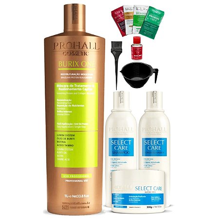 Kit Prohall Burix One + Kit Manutenção Select Care +brindes