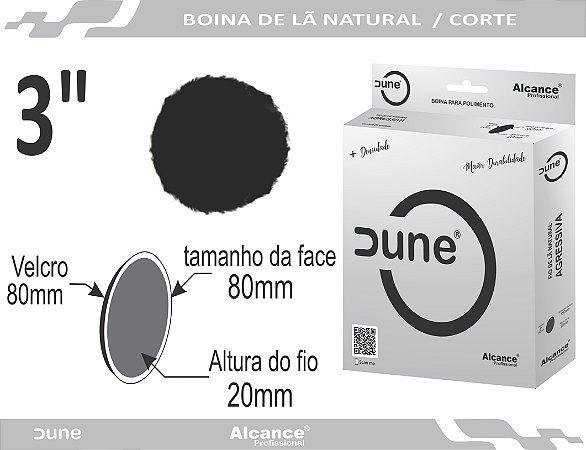 ALCANCE BOINA DE LA 85MM 3"  COM VELCRO PRETO