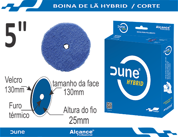 ALCANCE BOINA DE LA HYBRID 5 POLEGADAS 125 MM