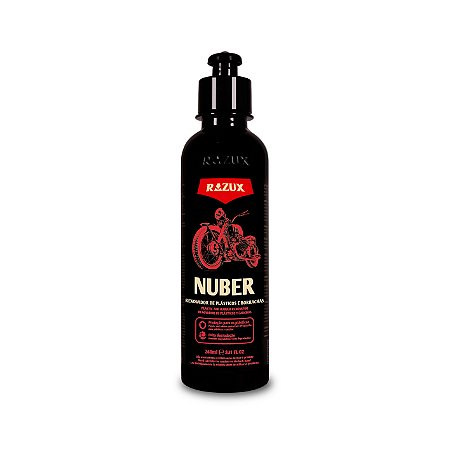 NUBER RENOVADOR DE PLASTICOS E BORRACHAS 240ML MOTOS RAZUX/VONIXX