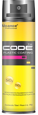ALCANCE RESTAURADOR E PROTETOR DE PLÁSTICO CODE PLASTIC  AEROSOL 65MM