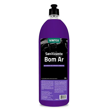 SANITIZANTE BACTERICIDA P/VEICULOS E AMBIENTES BOM AR 1,5L VINTEX
