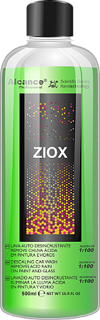 ALCANCE ZIOX SHAMPOO ACIDO E REMOVEDOR DE CHUVA  ACIDA 500ML