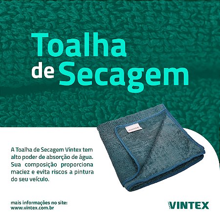 VINTEX TOALHA DE SECAGEM 40X80CM 350GSM