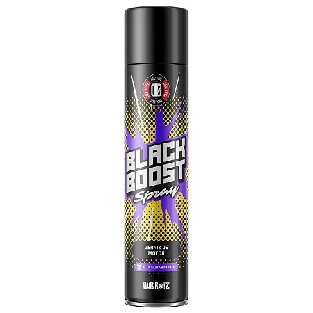 DUB BOYZ BLACK BOOST VERNIZ PARA MOTOR SPRAY 400ML